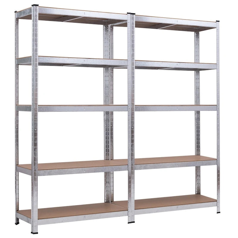 Costway 71 Heavy Duty Storage Shelf Steel Metal Garage Rack 5 Level - 35.5 x 15.76 x 71 (L x W x H)