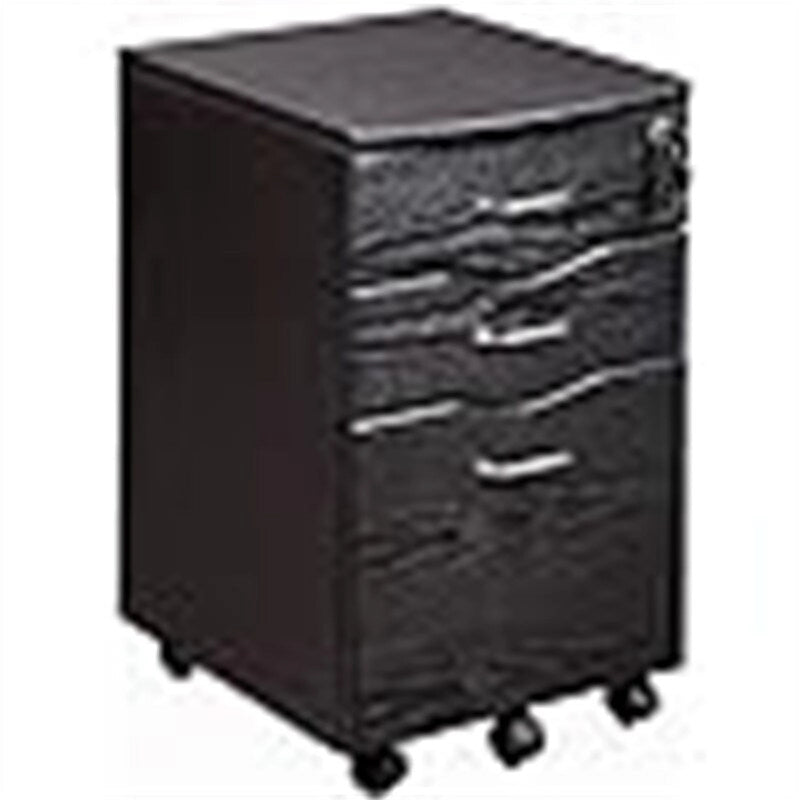 Rolling Storage and File Cabinet - 17 D x 16 W x 25 H