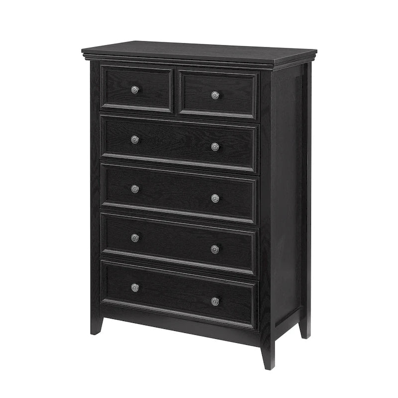 Modern 6 Drawers Dresser 6 Drawers Cabinet Chest of Drawers Closet Organizers - 31.50  * 15.75  * 44.29
