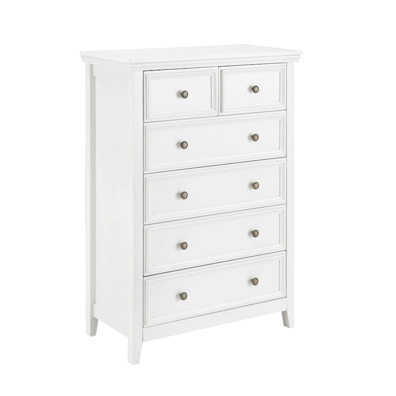 Modern 6 Drawers Dresser 6 Drawers Cabinet Chest of Drawers Closet Organizers - 31.50  * 15.75  * 44.29