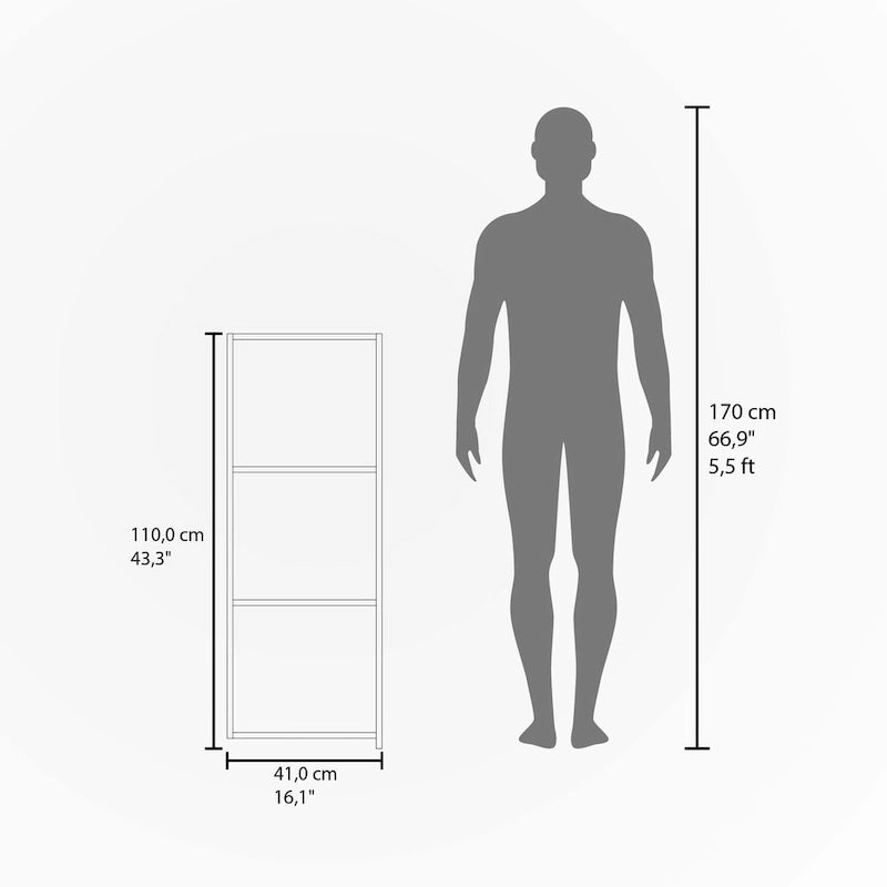 Black Wall Cabinet with One Door