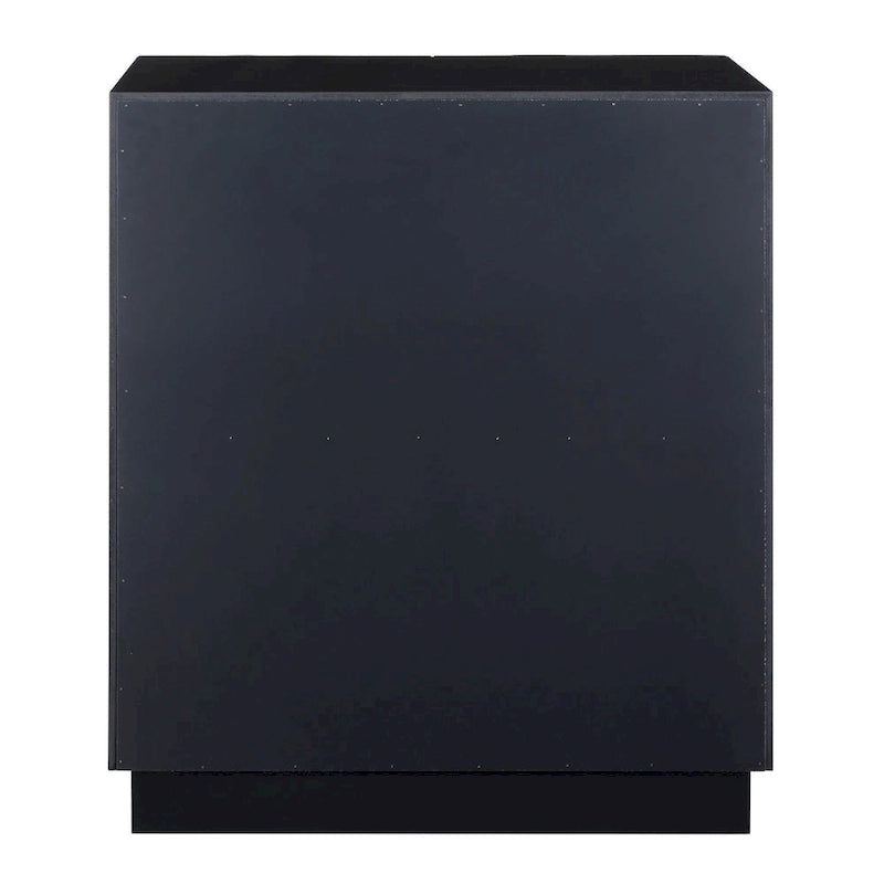 2-Door Storage Cabinet - 34  - Glossy Blue Finish