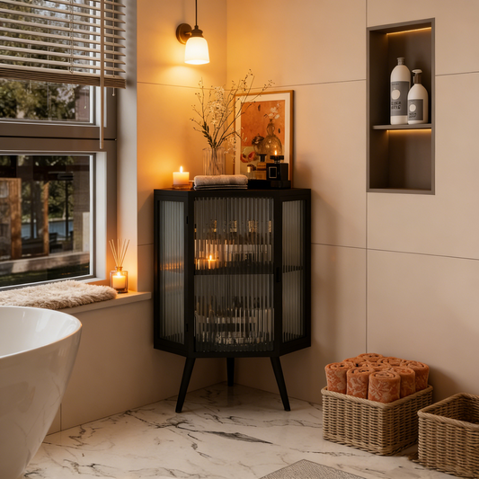 22.25-Inch Floor-Standing Corner Cabinet