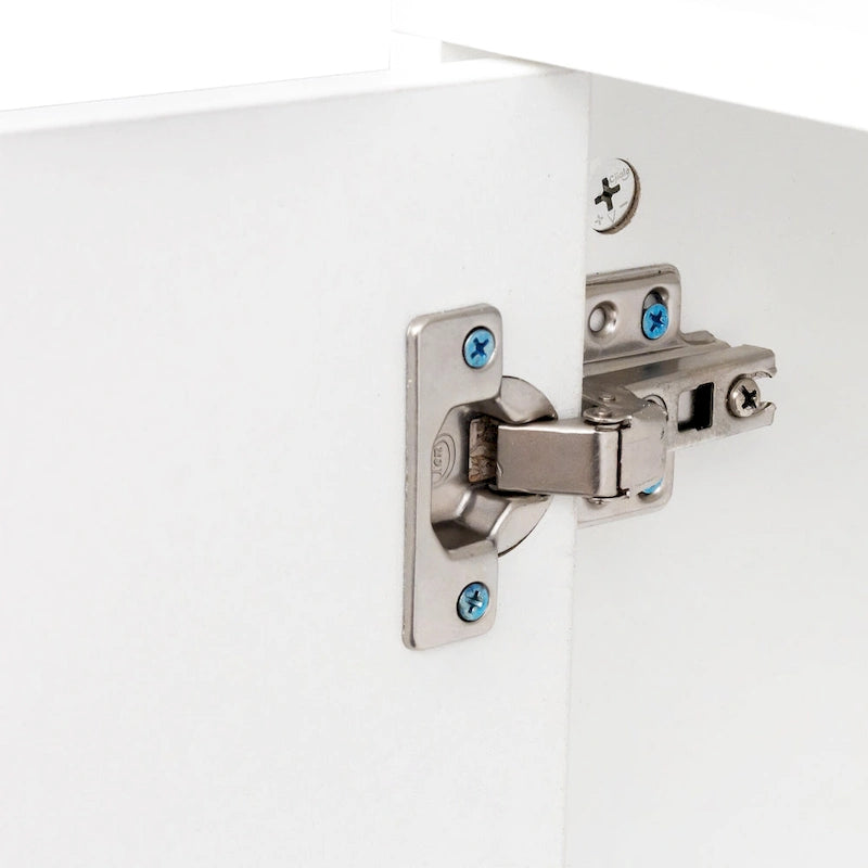 Wood Floating Wall Mounted Storage Cabinet For Barber Shampoo Station