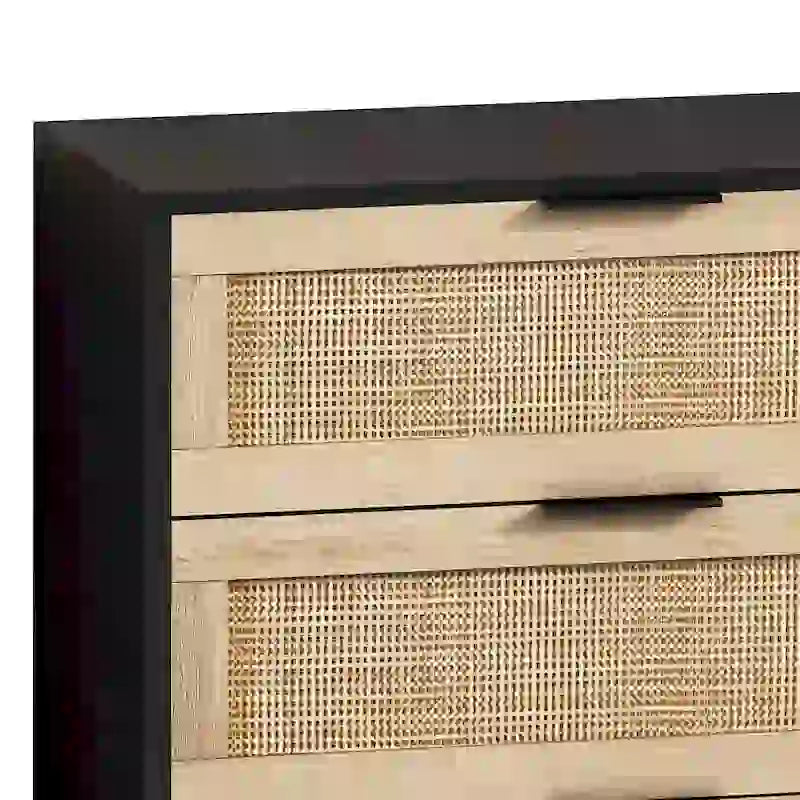 51.18 6-Drawers Rattan Storage Cabinet for Bedroom,Living Room