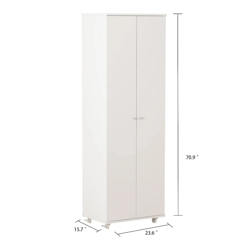 23.6  W 70.9 High Shoe Cabinet, 8 Floors, Three Adjustable Boards
