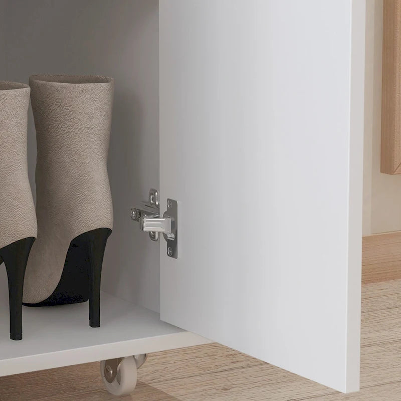 23.6  W 70.9 High Shoe Cabinet, 8 Floors, Three Adjustable Boards