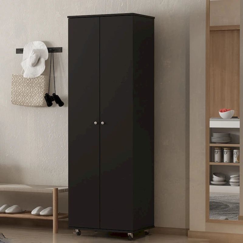 23.6  W 70.9 High Shoe Cabinet, 8 Floors, Three Adjustable Boards