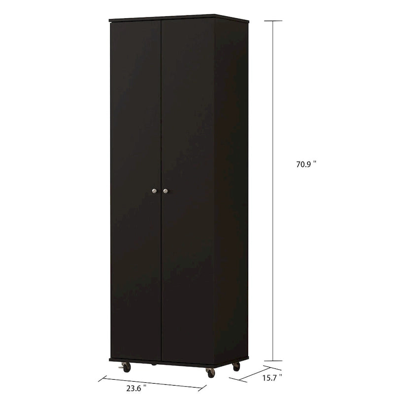 23.6  W 70.9 High Shoe Cabinet, 8 Floors, Three Adjustable Boards