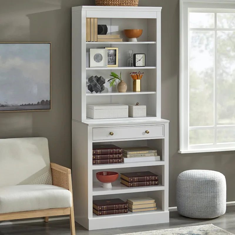 Single-Drawer Storage Cabinet (With Shelf)