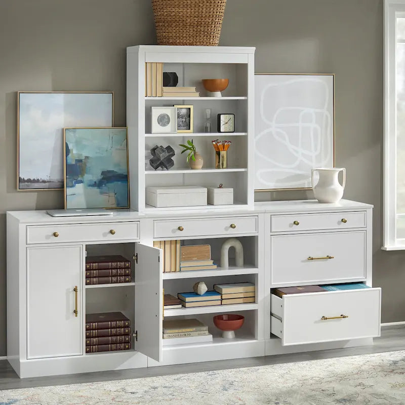 Single-Drawer Storage Cabinet (With Shelf)