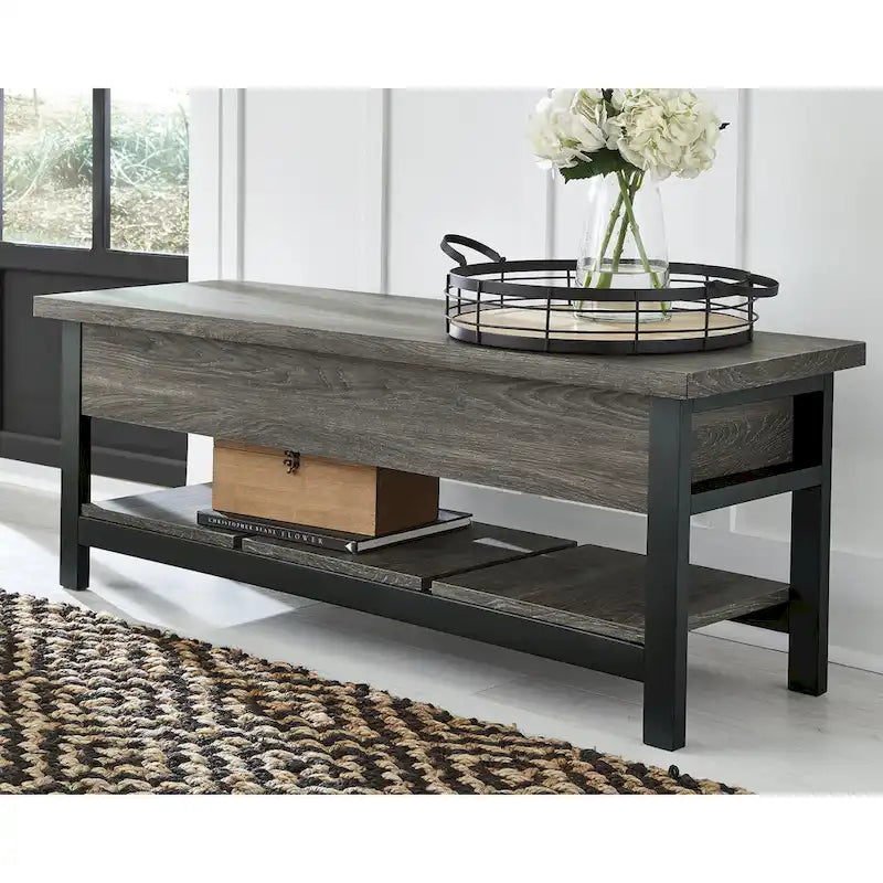 Signature Design by Ashley Rhyson Storage Bench - 48 W x 16 D x 18 H
