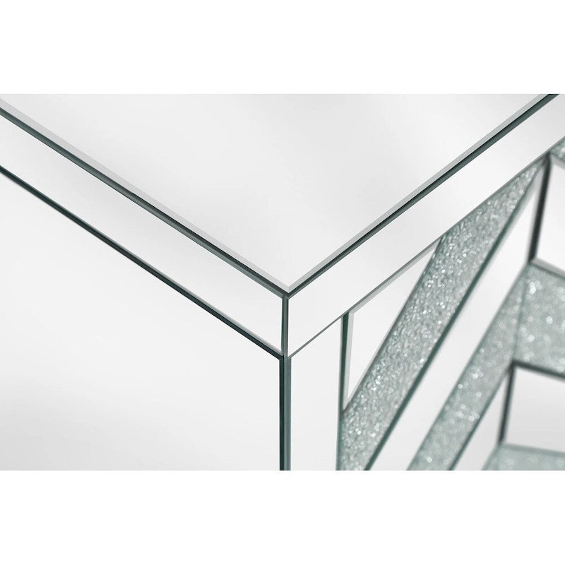 Storage Cabinet with Mirror Trim Living Room Dining Room Entryway Kitchen