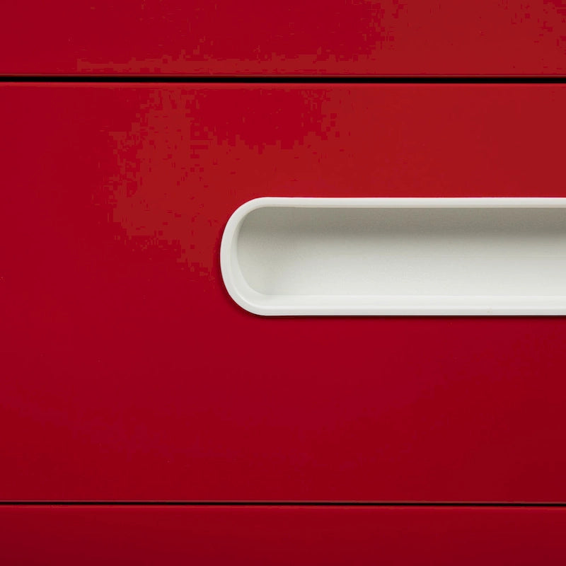 Ergonomic 3-Drawer Mobile Locking Filing Cabinet Storage Organizer