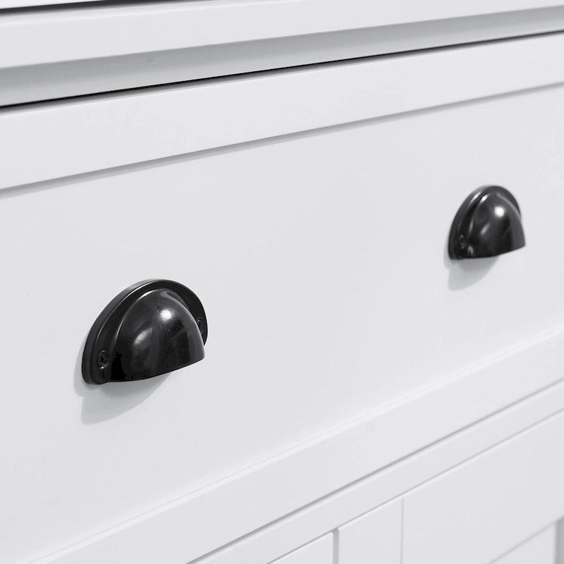 72  Freestanding Kitchen Pantry Cabinet, Tall Storage Cabinet with 2 Door Cupboards, 2 Drawers and Adjustable Shelves