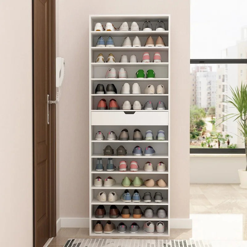 White Shoe Cabinet