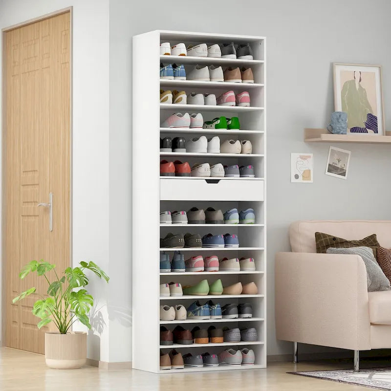 White Shoe Cabinet