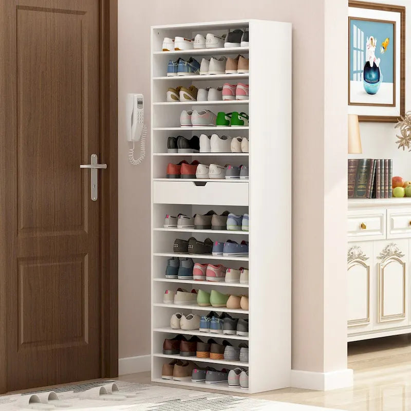 White Shoe Cabinet