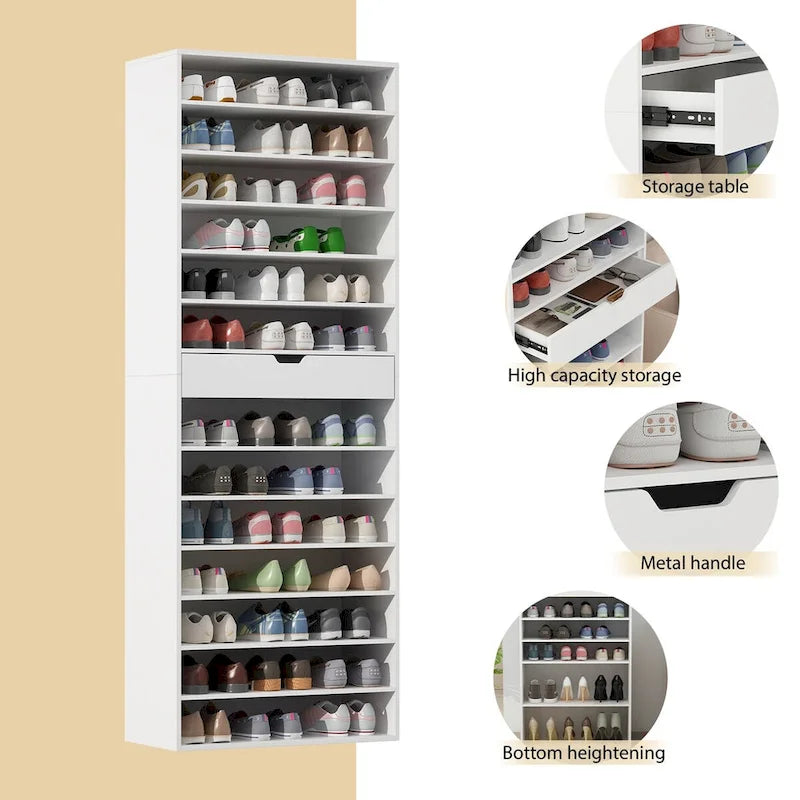 White Shoe Cabinet