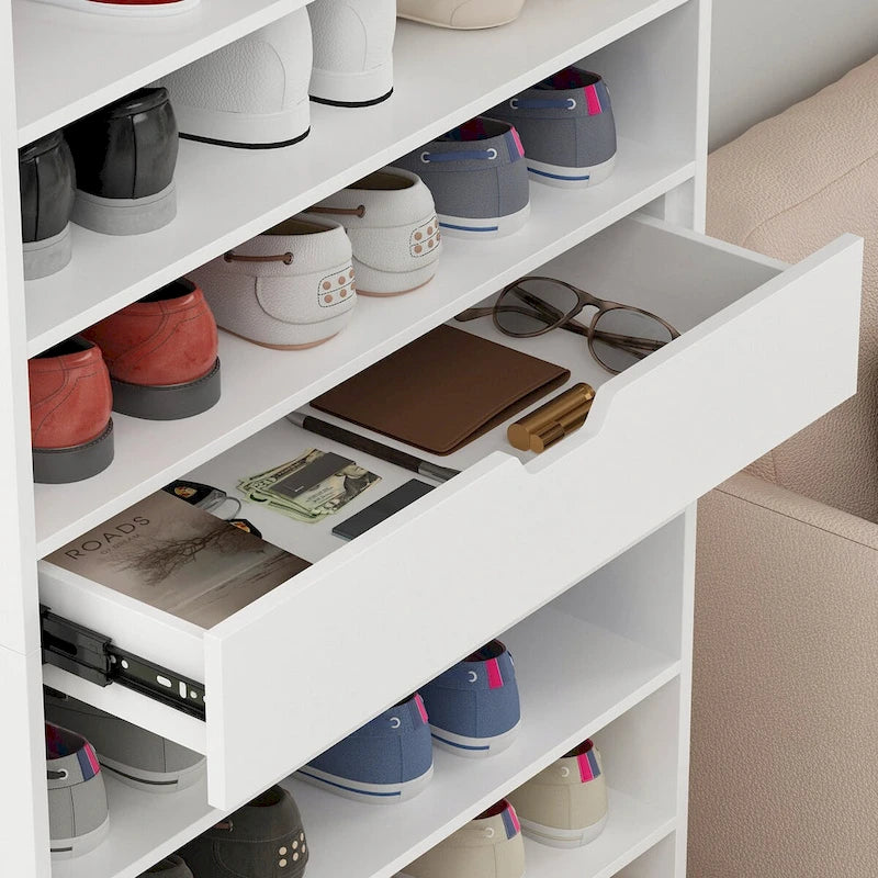 White Shoe Cabinet
