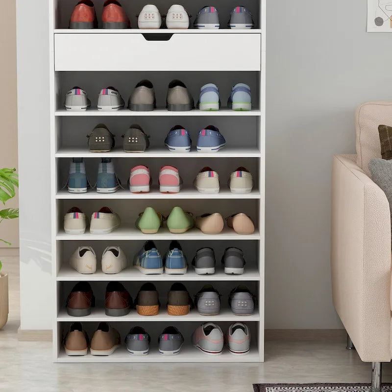 White Shoe Cabinet