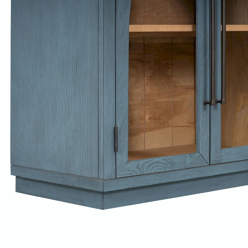 Retro 4-Door Large Storage Sideboard