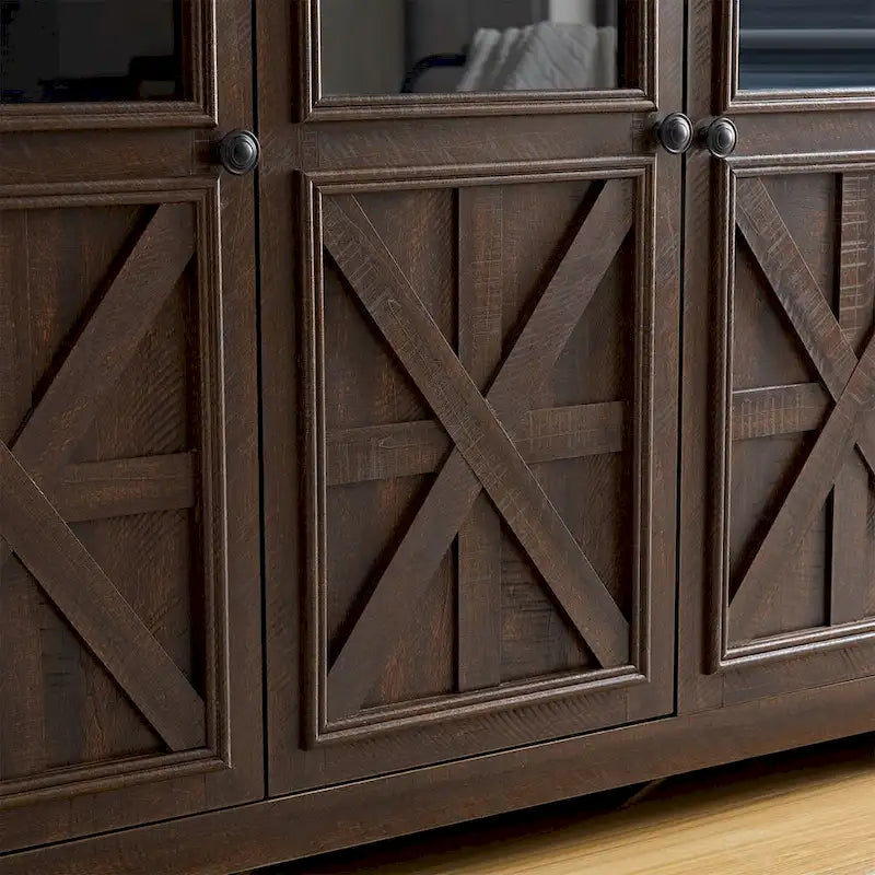 3 Doors Cabinet Large Buffet Sideboard Cabinet