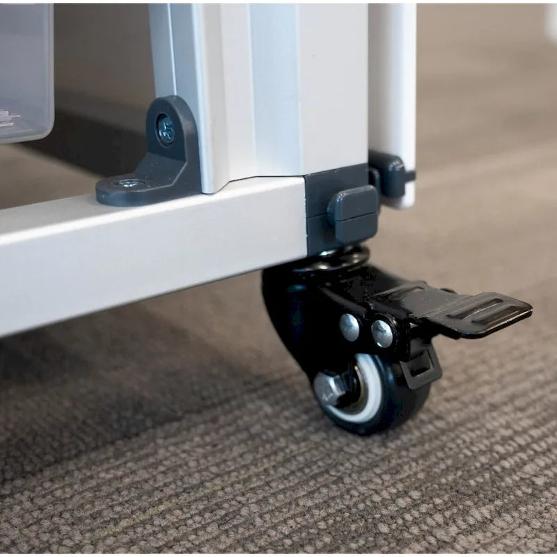 Modular Classroom Storage Cabinet - 2 side-by-side modules with 6 large bins - N/A