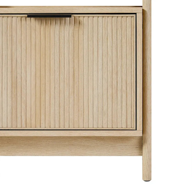 This Bookshelf Frame Is Narrow And Tall, Standing 70 Inches High, With Grooved Carvings And Decorations; This Narrow Style Is The Most Suitable.