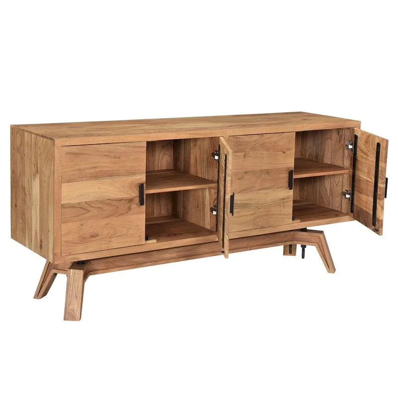 Sideboard With Branch-Shaped Edges