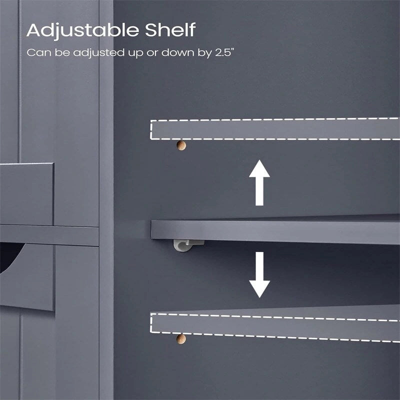 Bathroom floor-standing storage cabinet