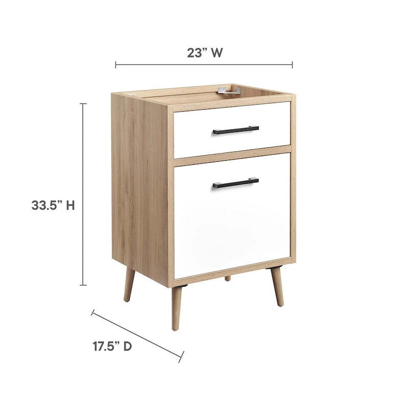 24-Inch Bathroom Vanity Cabinet - Sink Not Included