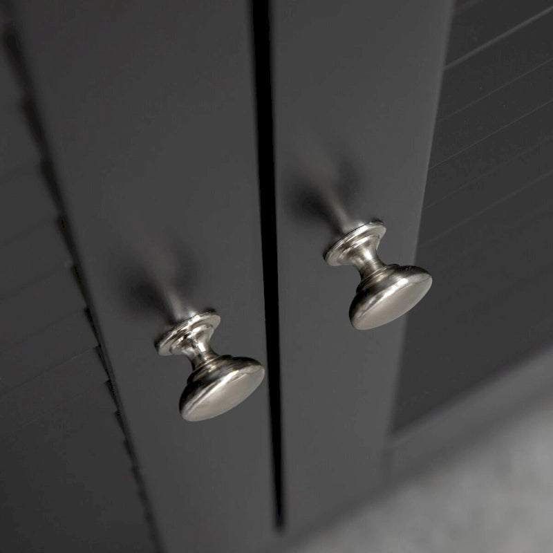 Tall Narrow Bathroom Storage Cabinet with Doors and Shelf