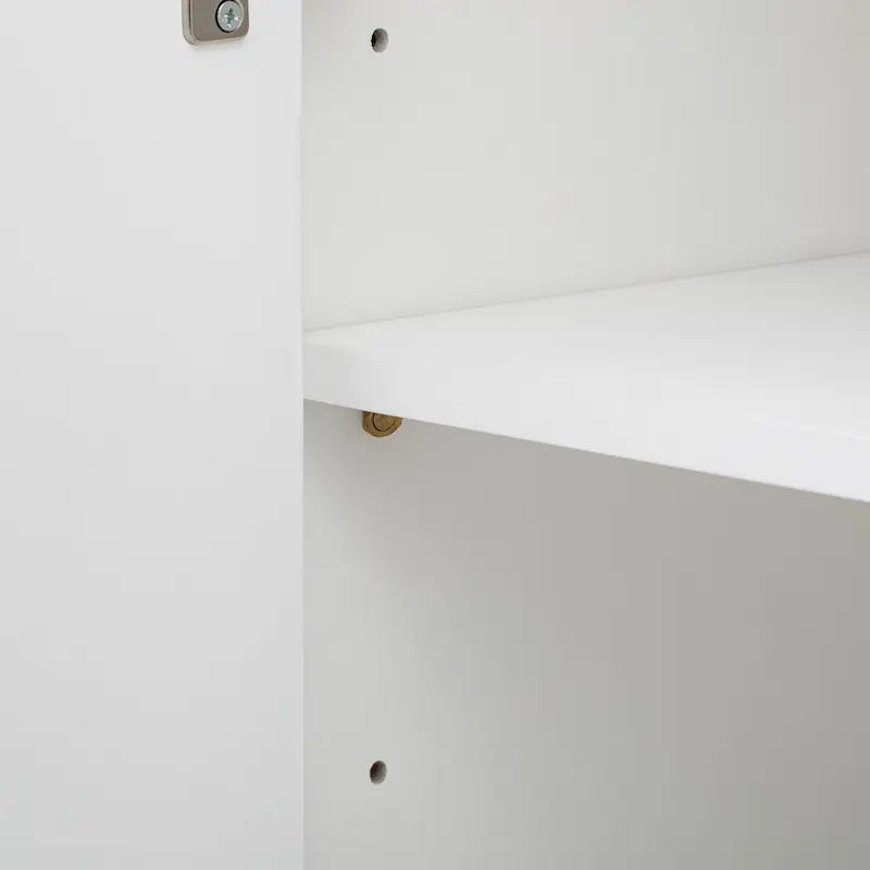 4-door Cabinet with Adjustable Shelves for Living Room