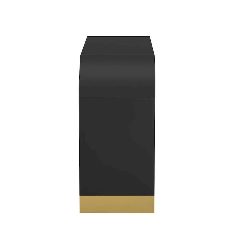 4-door Cabinet with Adjustable Shelves for Living Room