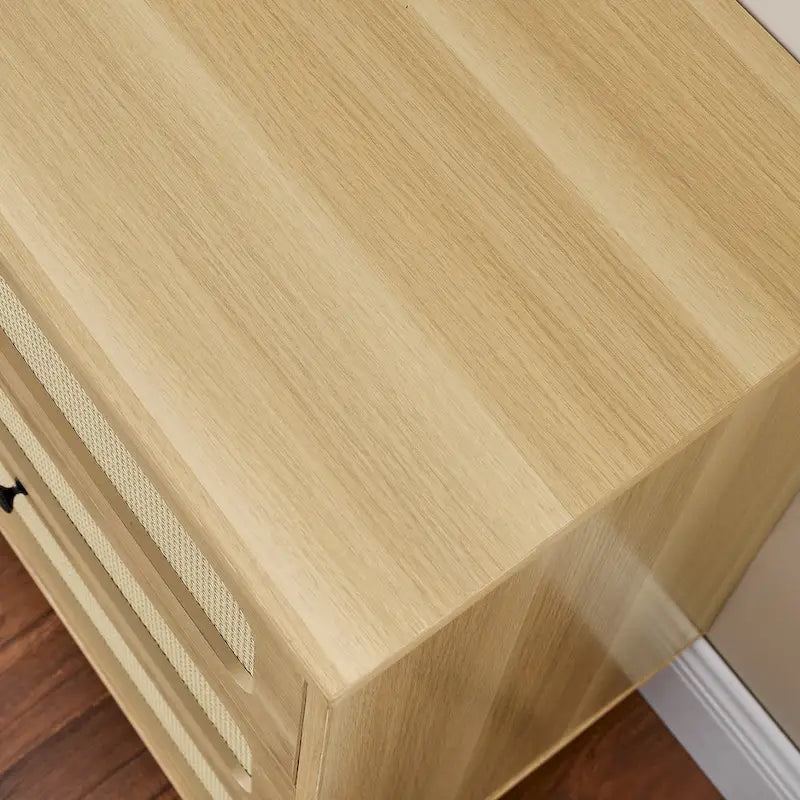 6-Drawers Rattan Storage Cabinet