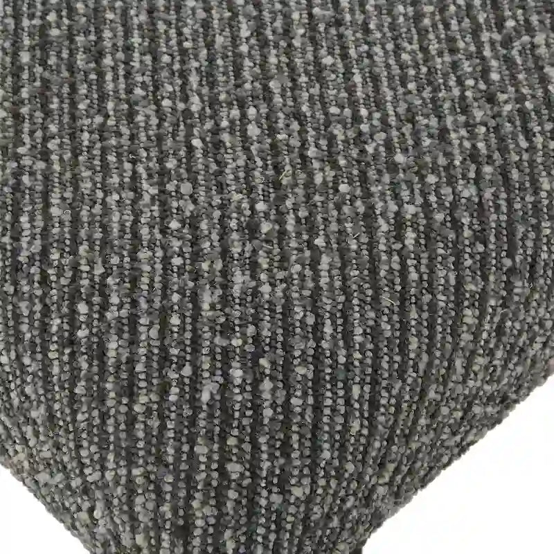 Charcoal Gray Fabric Bench - 18 Inches High X 72.5 Inches Wide X 20 Inches Deep